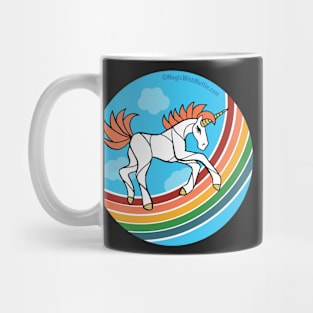 Rainbow Unicorn v1 — Dancing Uniquorn Illustration series Mug